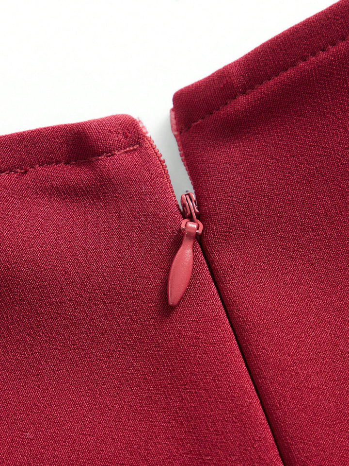 Rochie maxi SHEIN, vișiniu