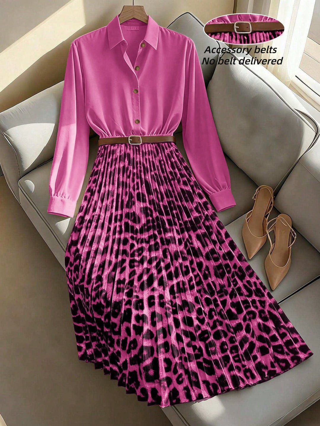 Rochie maxi SHEIN, roz
