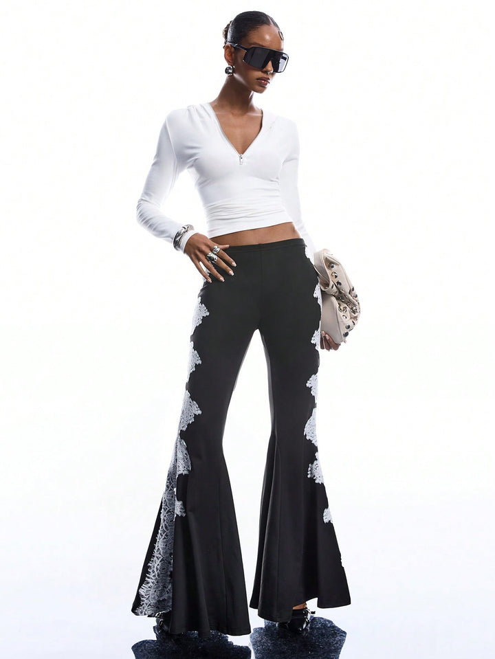 Pantaloni SHEIN, negru