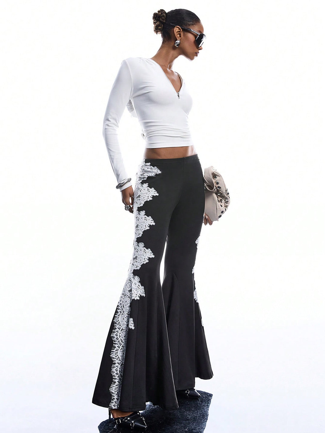 Pantaloni SHEIN, negru