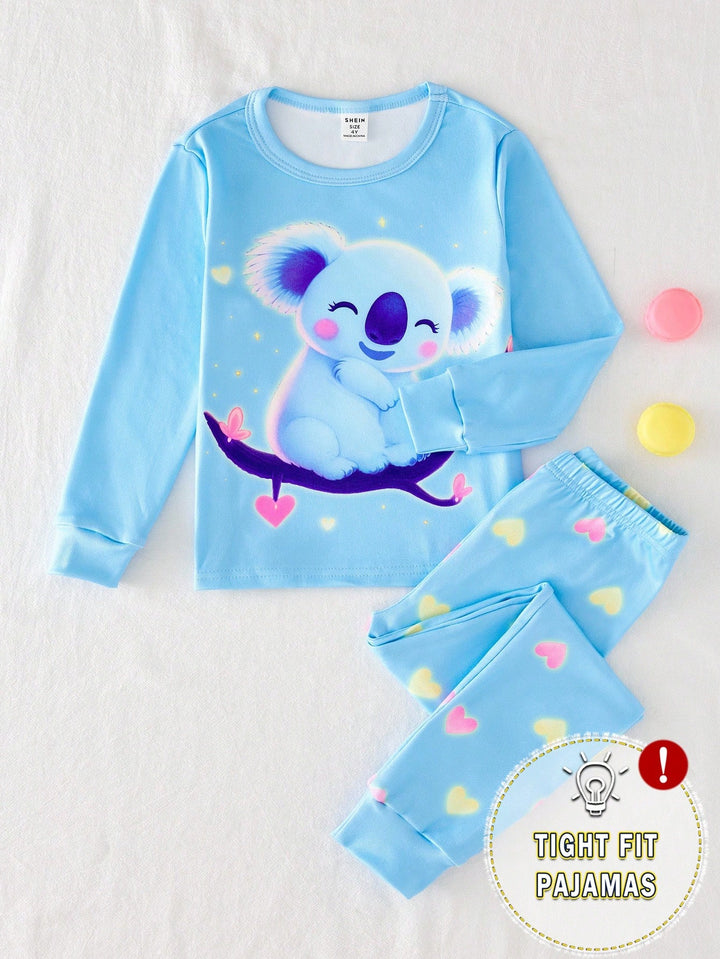 Compleu pijamale SHEIN, albastru