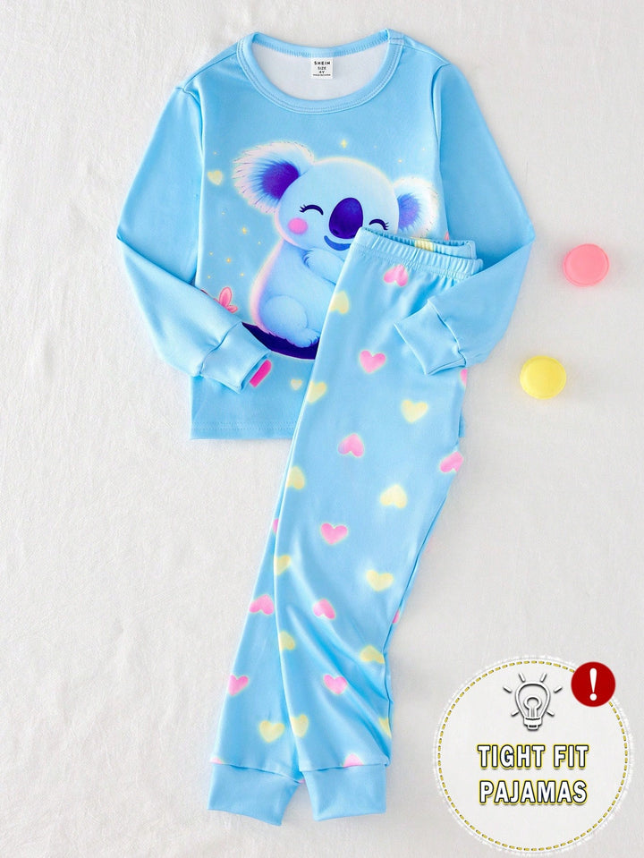 Compleu pijamale SHEIN, albastru