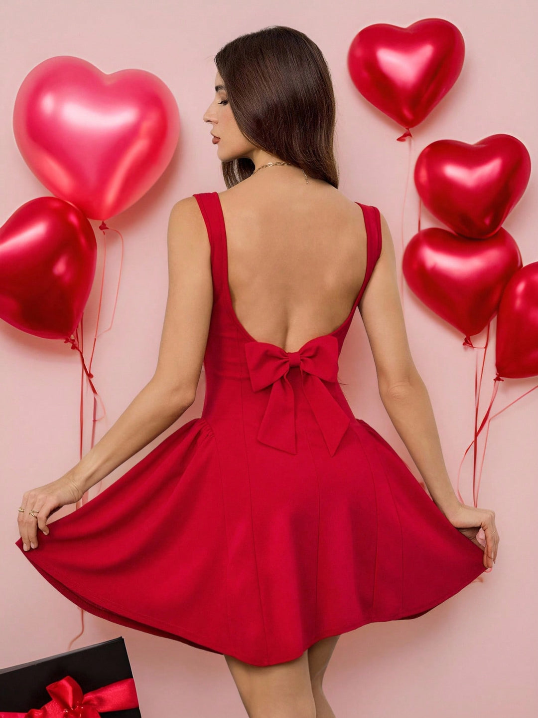 Rochie mini SHEIN, roșu