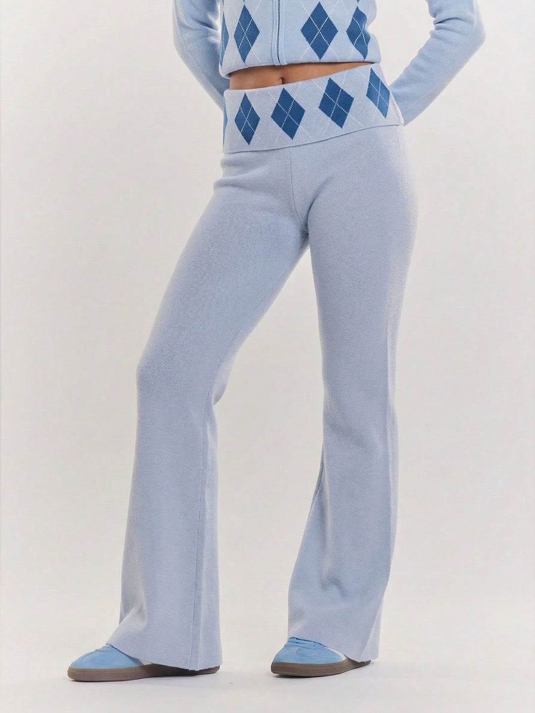 Pantaloni SHEIN, albastru