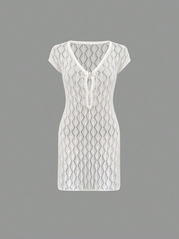 Rochie de plajă SHEIN, alb