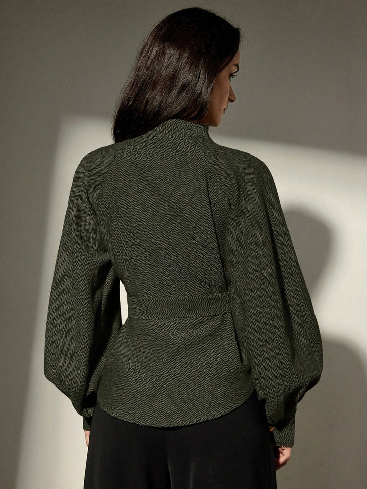 Cămașă SHEIN, verde