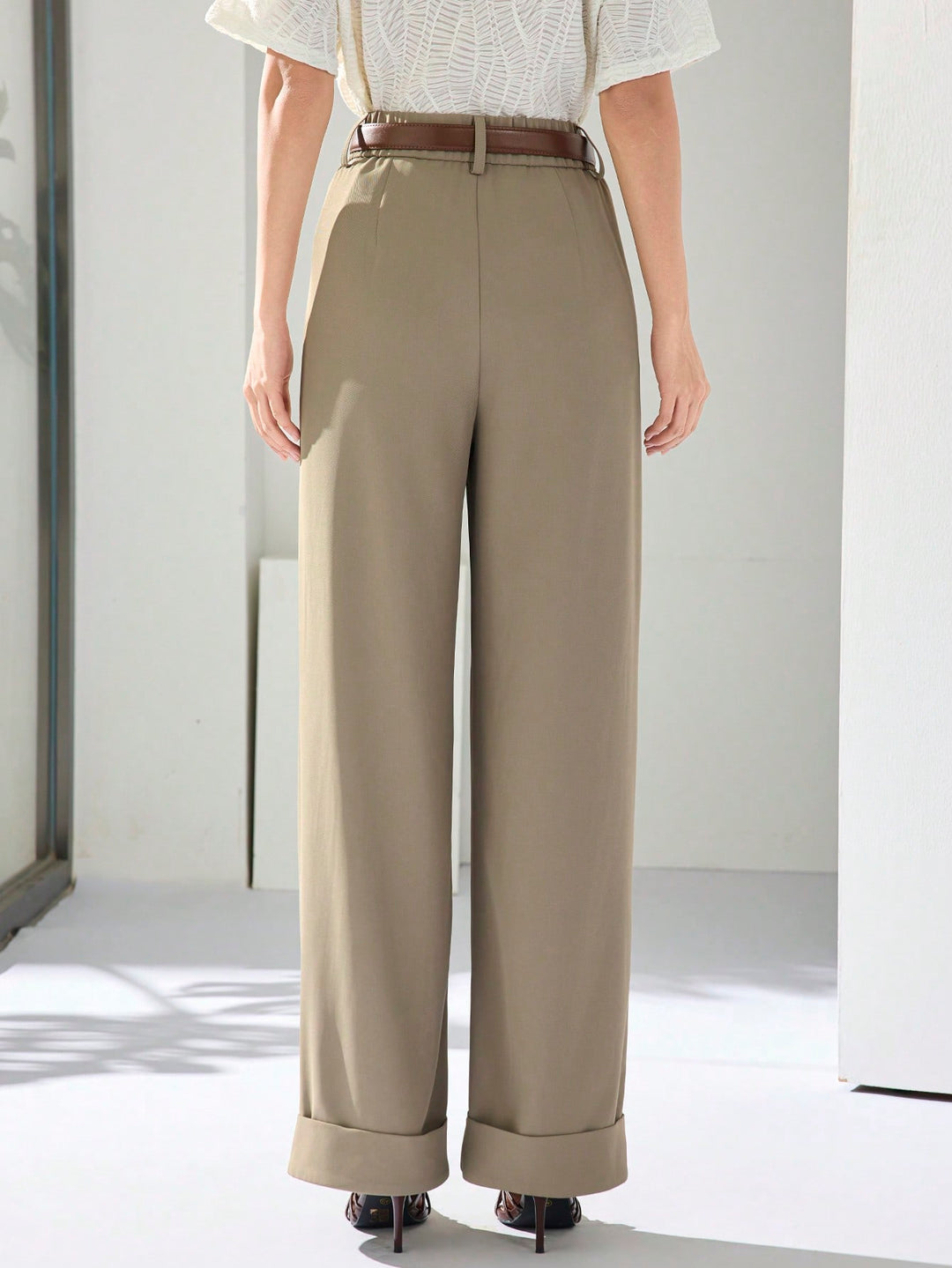 Pantaloni SHEIN, albastru