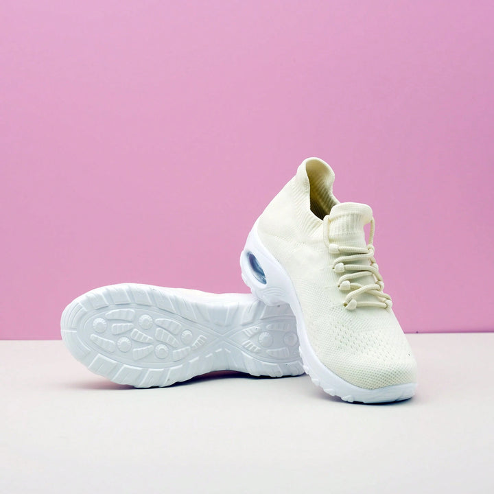 Pantofi sport SHEIN, crem
