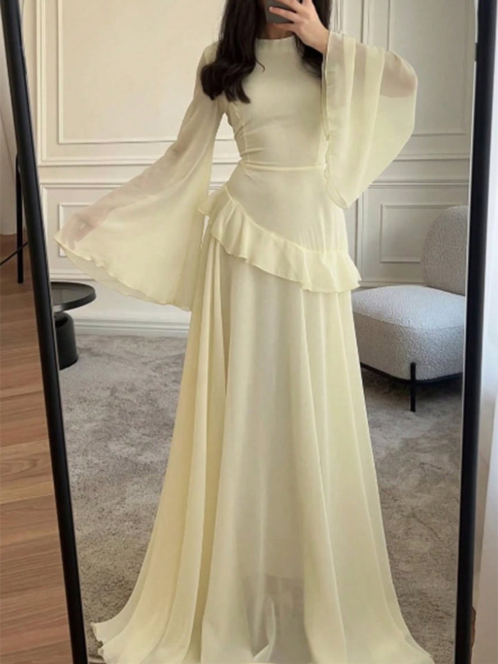 Rochie maxi SHEIN, portocaliu