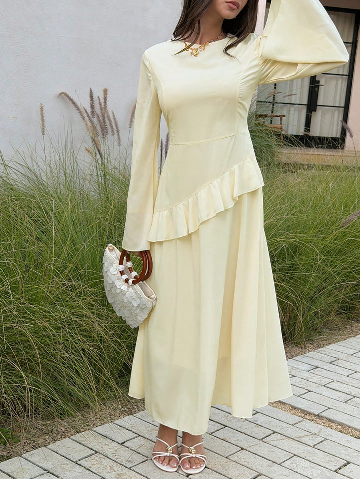 Rochie maxi SHEIN, portocaliu