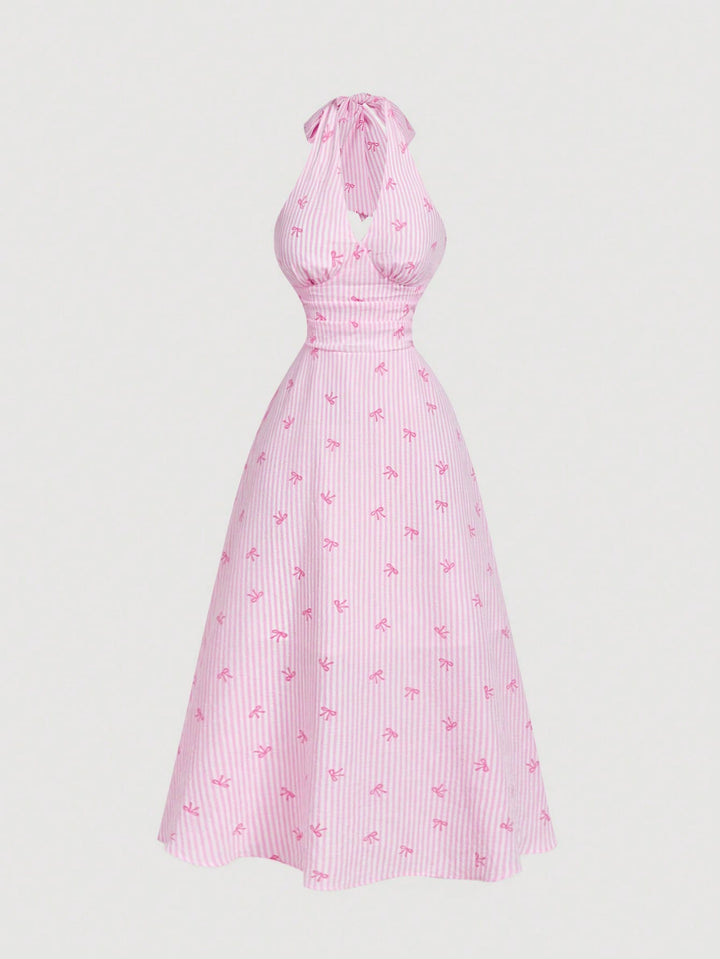 Rochie midi SHEIN, roz