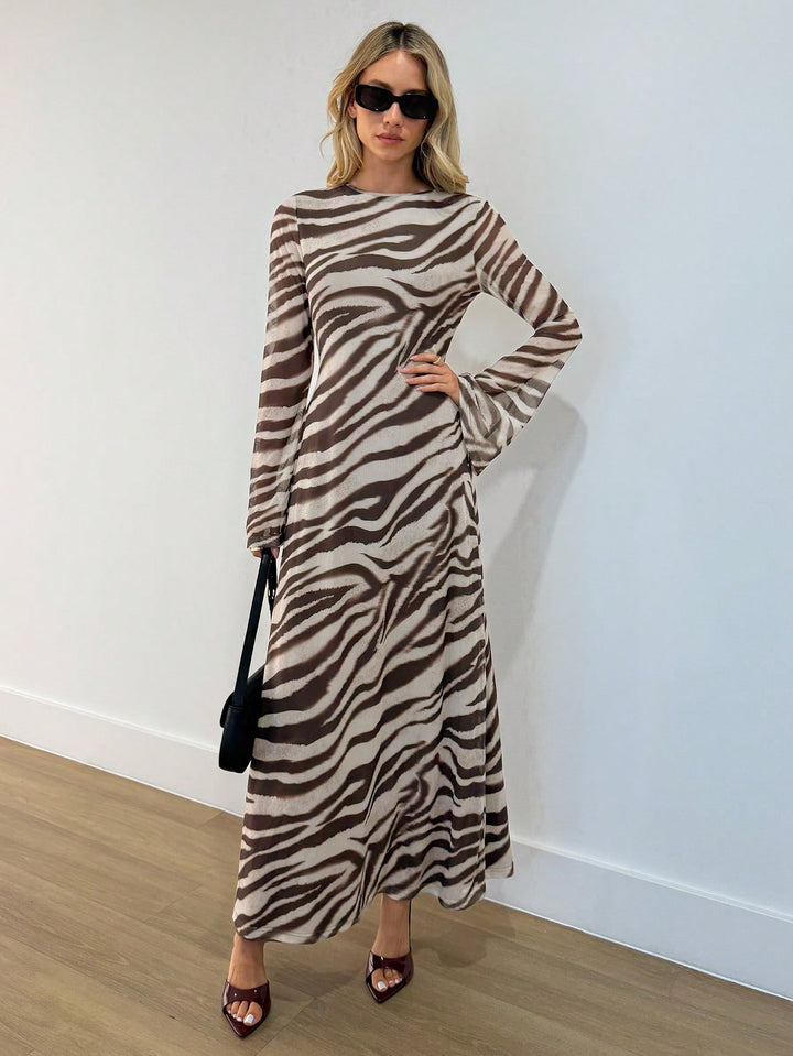 Rochie maxi SHEIN, mix culori