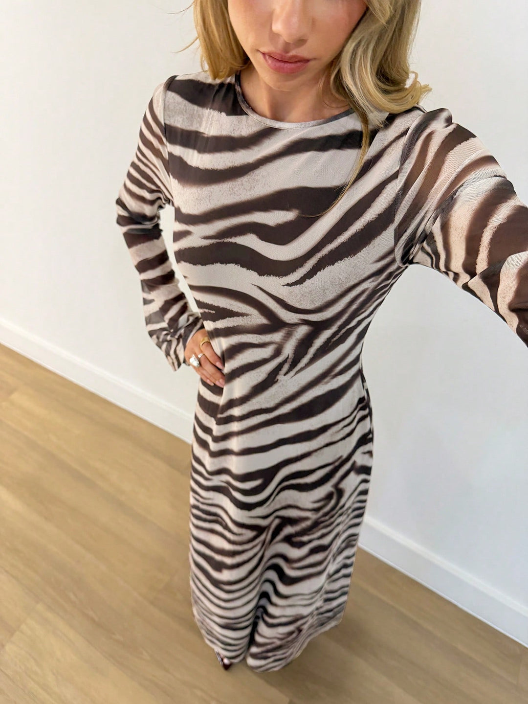 Rochie maxi SHEIN, mix culori