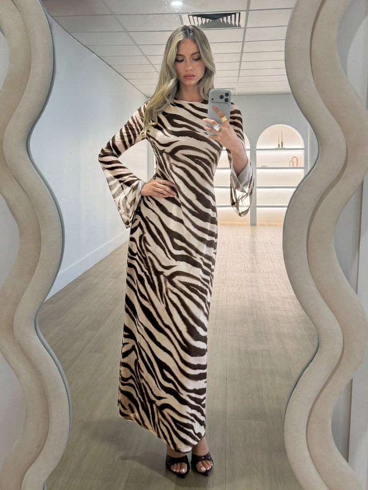 Rochie maxi SHEIN, mix culori