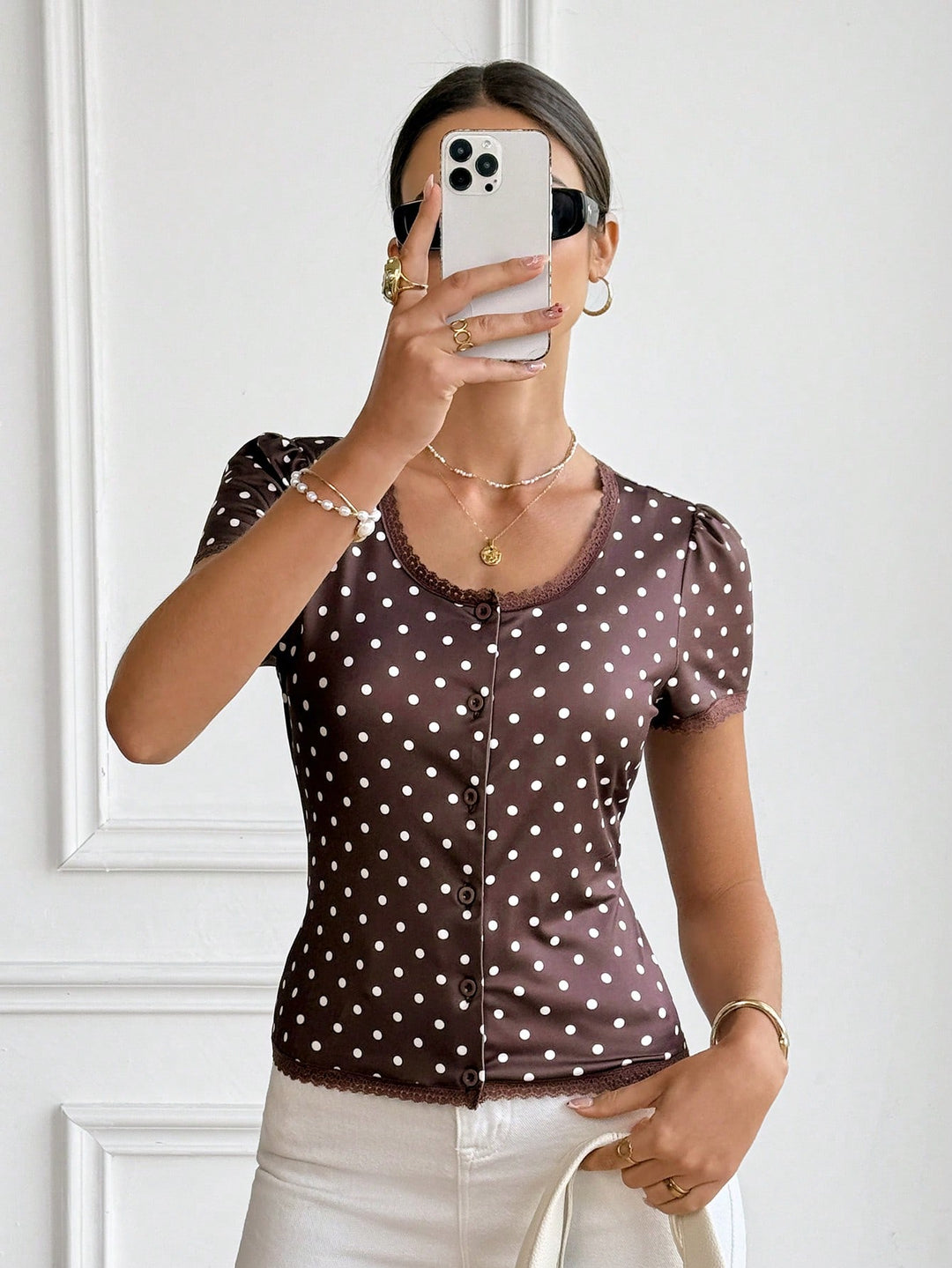 Tricou SHEIN, maro
