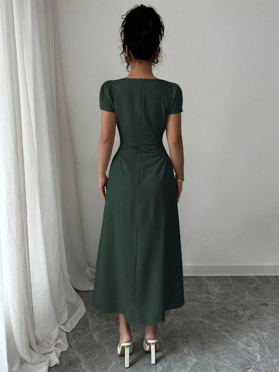 SHEIN maxi ruha, zöld