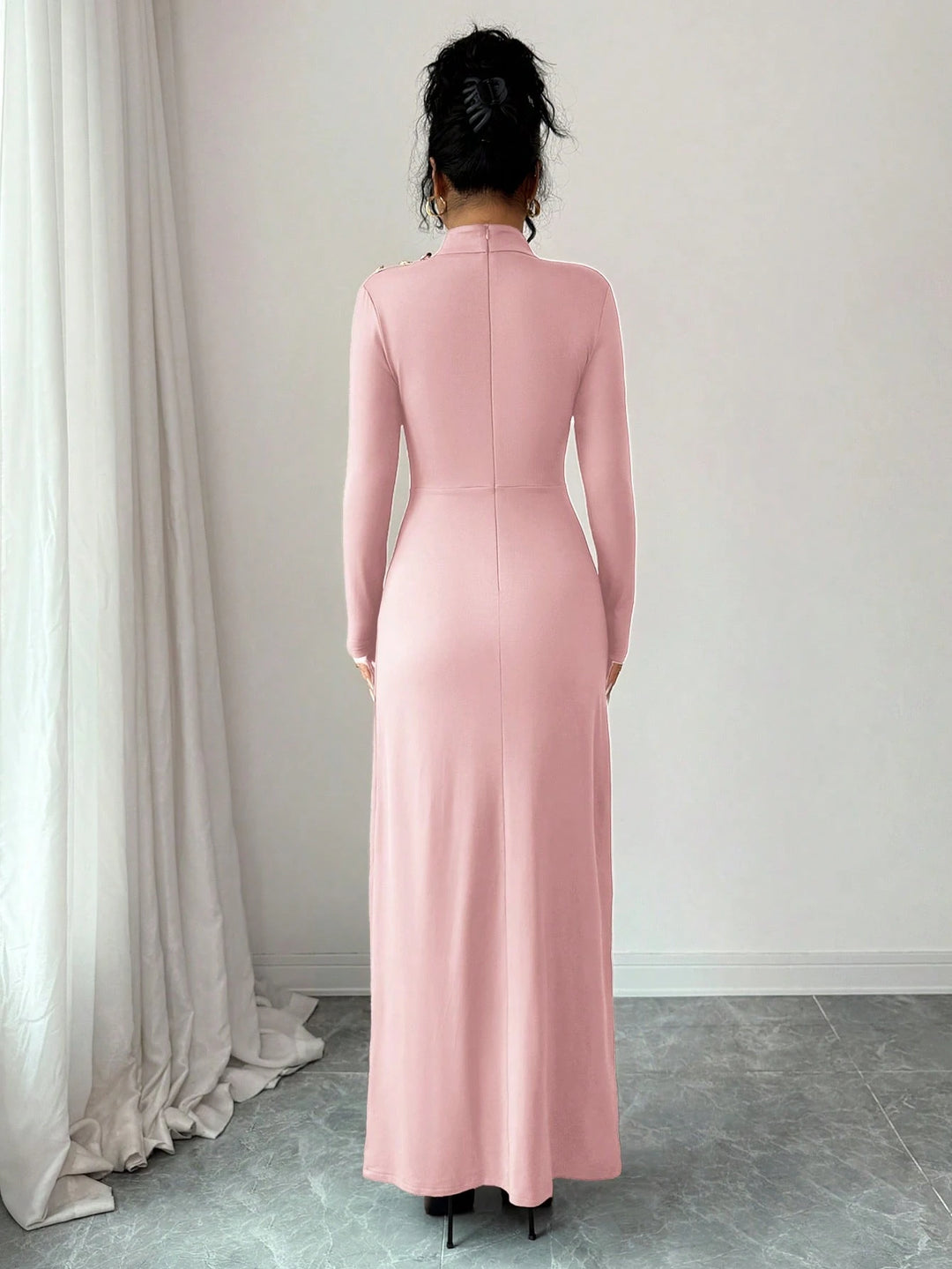 Rochie maxi SHEIN, roz