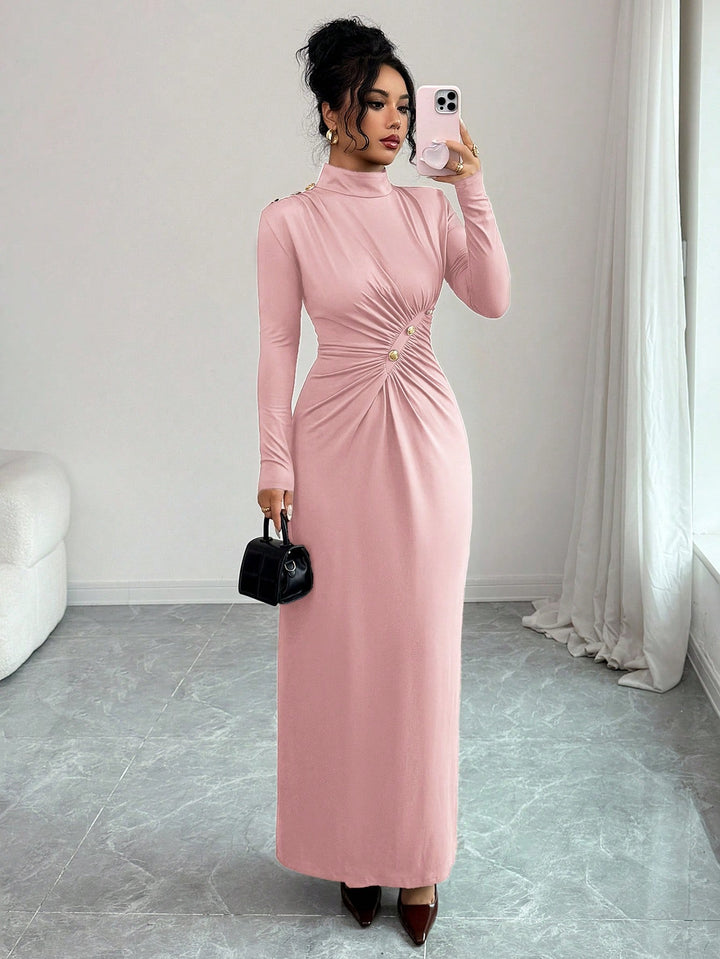 Rochie maxi SHEIN, roz
