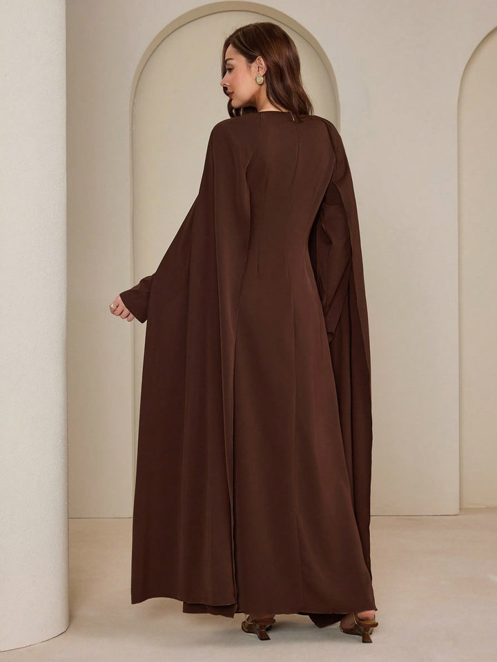 Rochie maxi SHEIN, maro