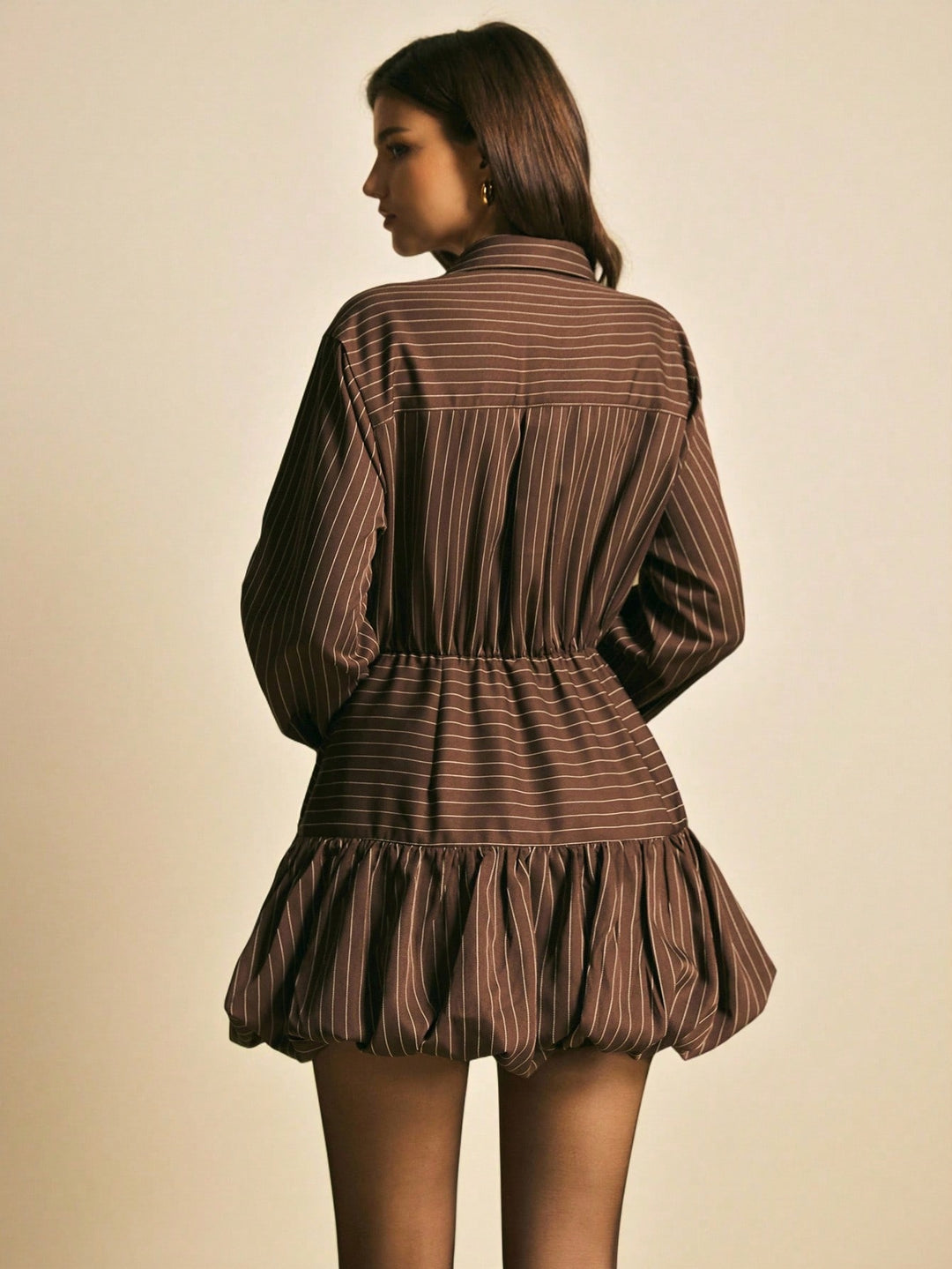 Rochie scurtă SHEIN, maro