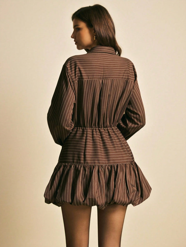 Rochie scurtă SHEIN, maro