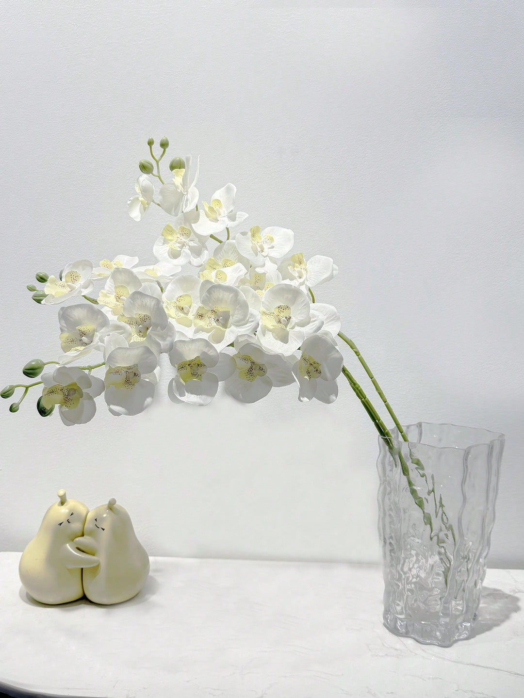 Floari artificiale SHEIN, alb