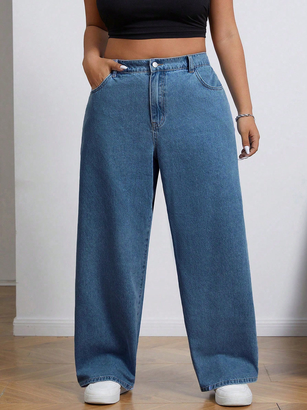 Jeans SHEIN, albastru