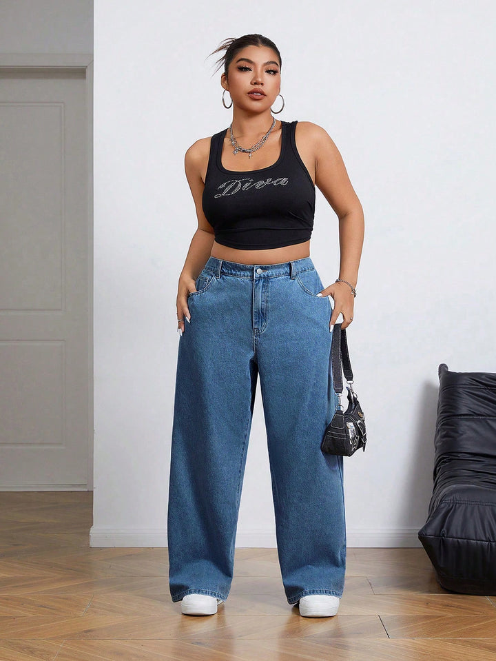 Jeans SHEIN, albastru
