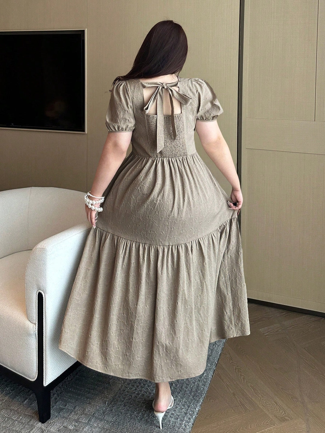 Rochie SHEIN, kaki
