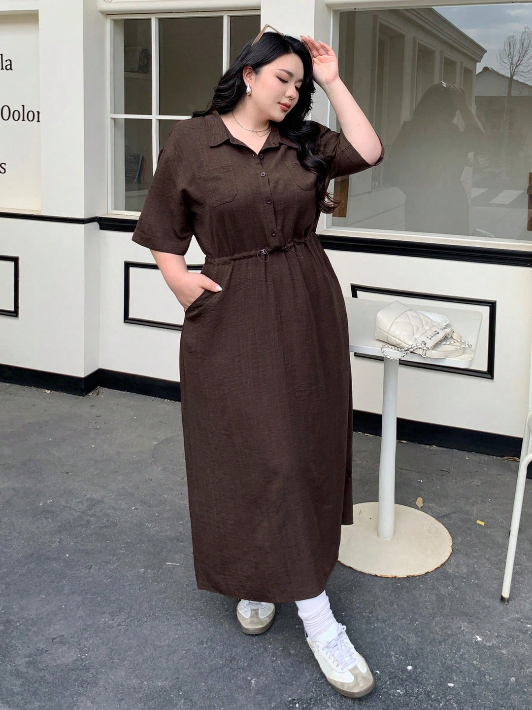 Rochie SHEIN, maro