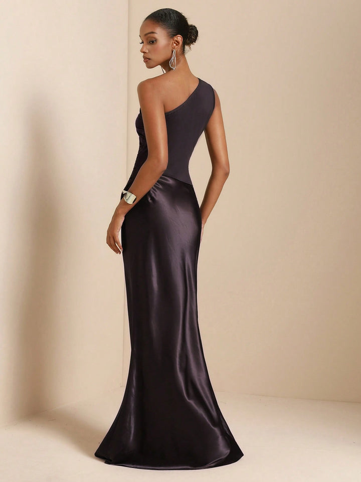 Rochie maxi SHEIN, maro
