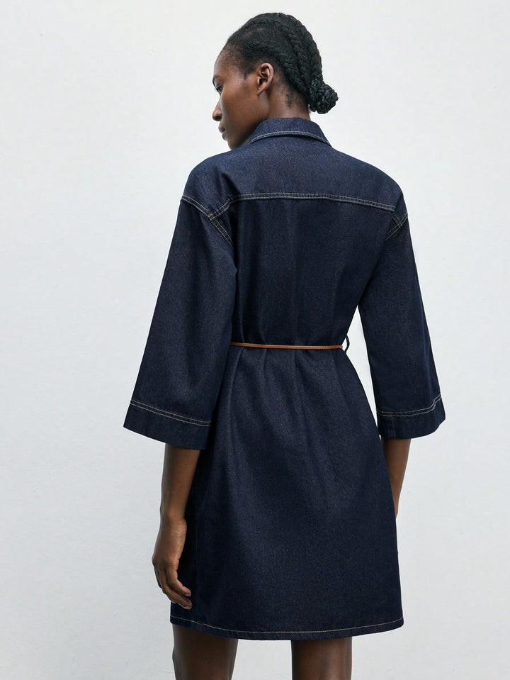 Rochie de blugi SHEIN, albastru