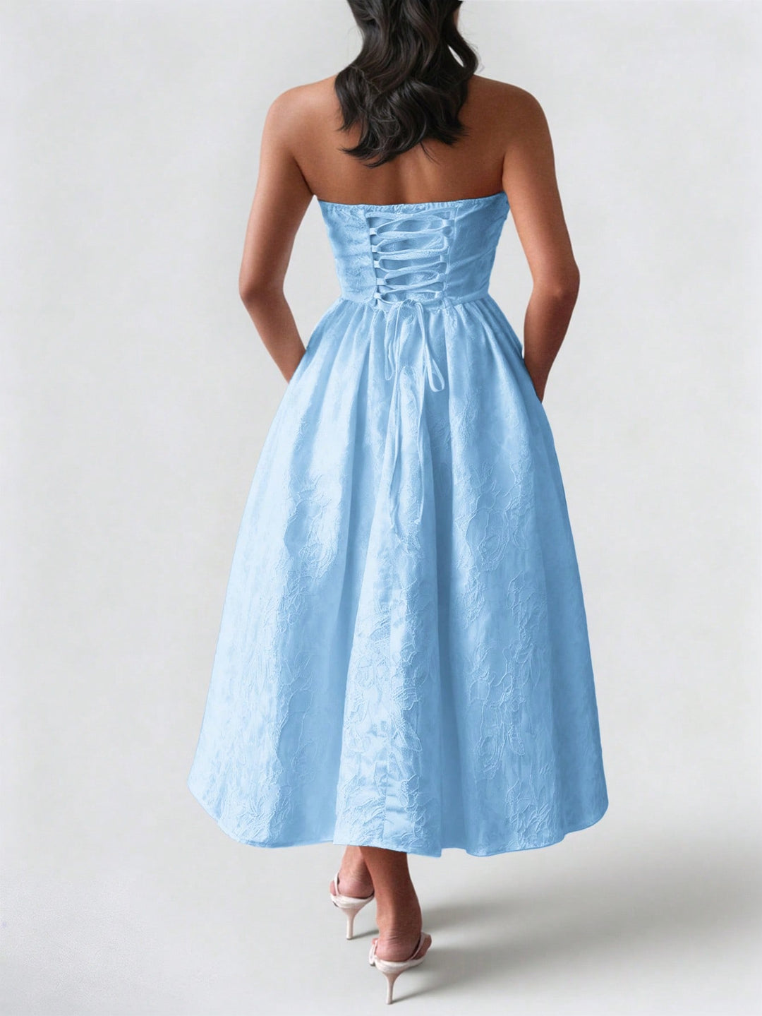 Rochie midi SHEIN, albastru