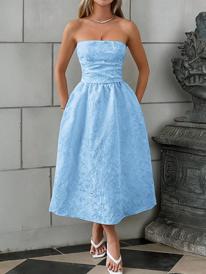 Rochie midi SHEIN, albastru