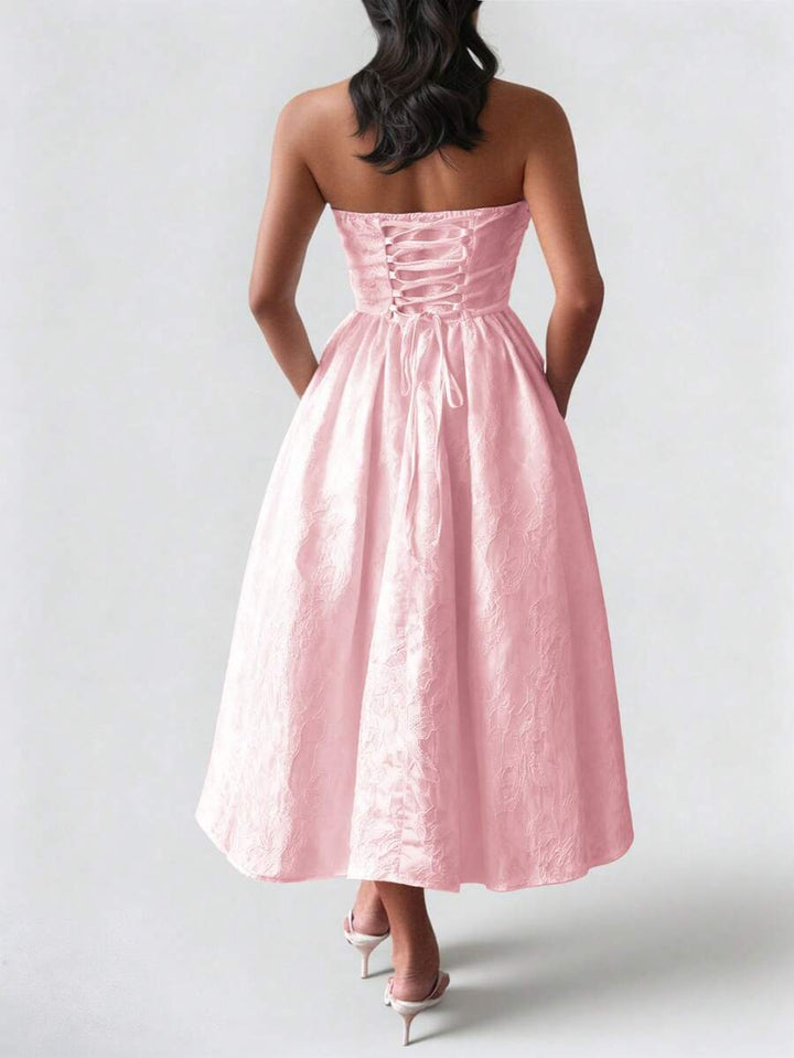 Rochie midi SHEIN, roz