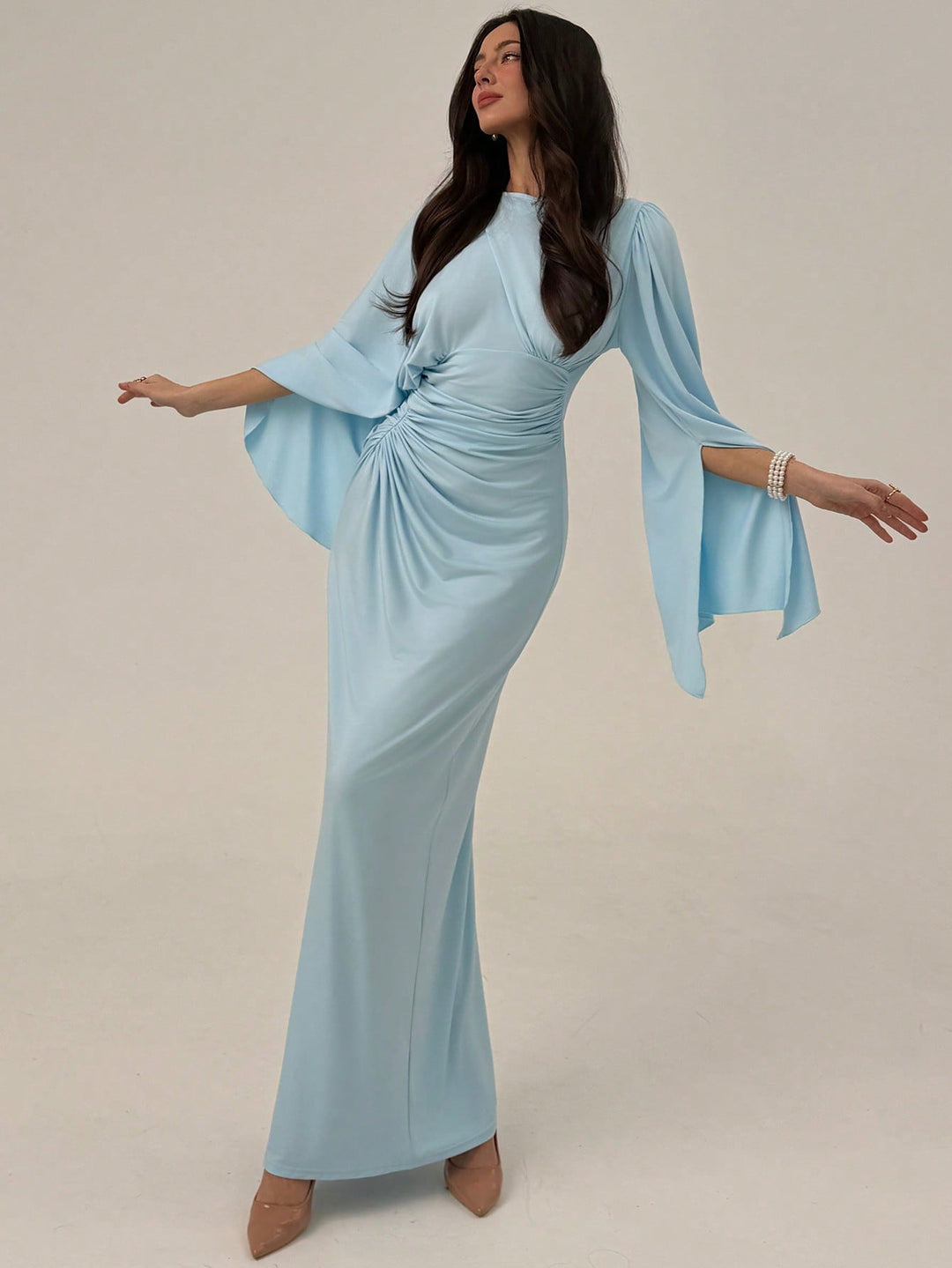 Rochie maxi SHEIN, albastru