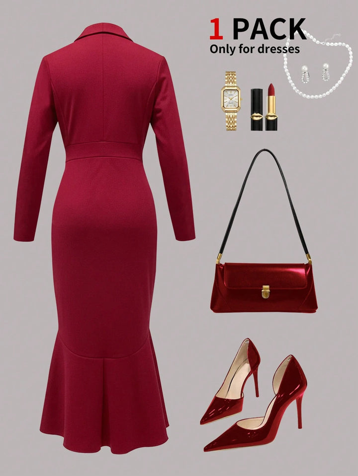 Rochie maxi SHEIN, roșu