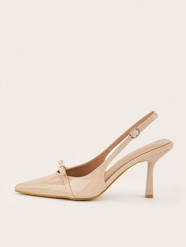 Pantofi cu toc SHEIN, bej