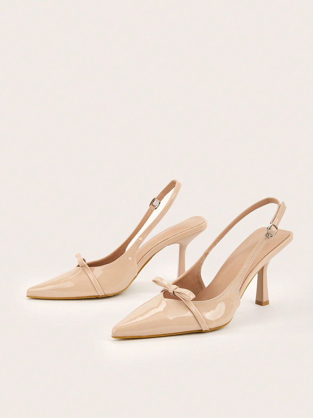 Pantofi cu toc SHEIN, bej