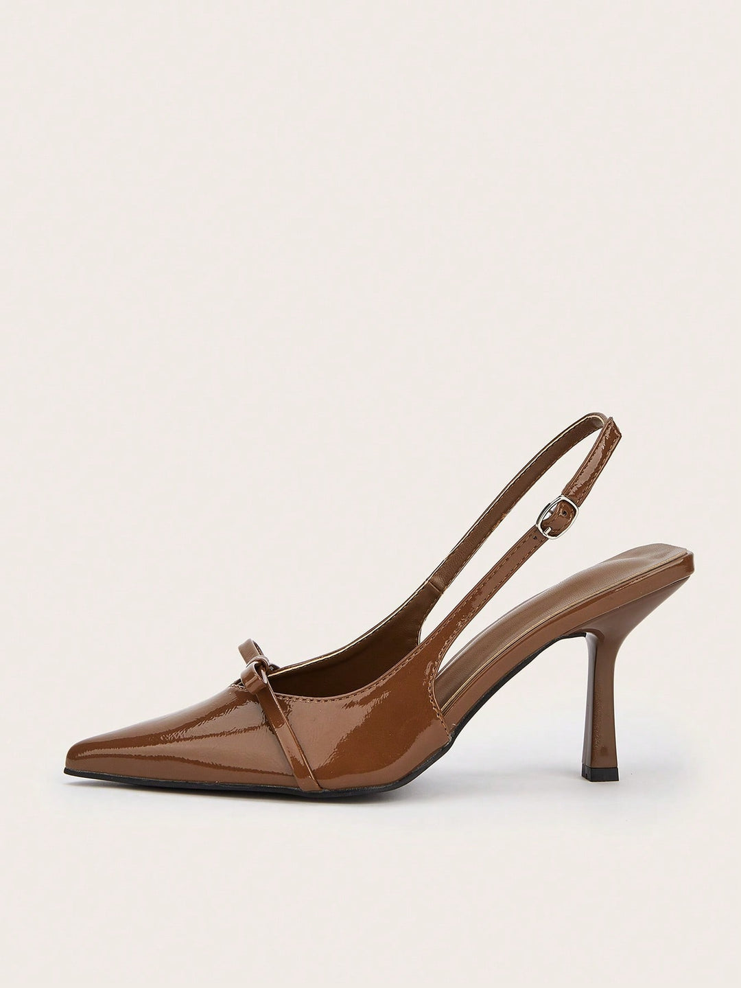 Pantofi cu toc SHEIN, maro
