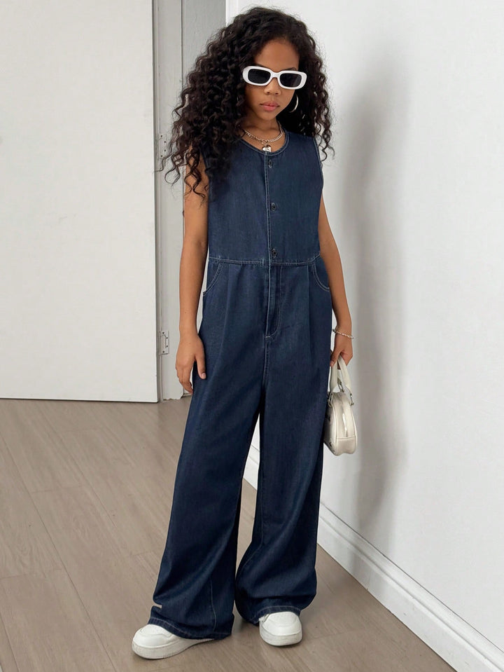 Salopetă SHEIN, albastru