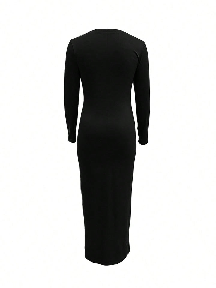 Rochie maxi SHEIN, negru