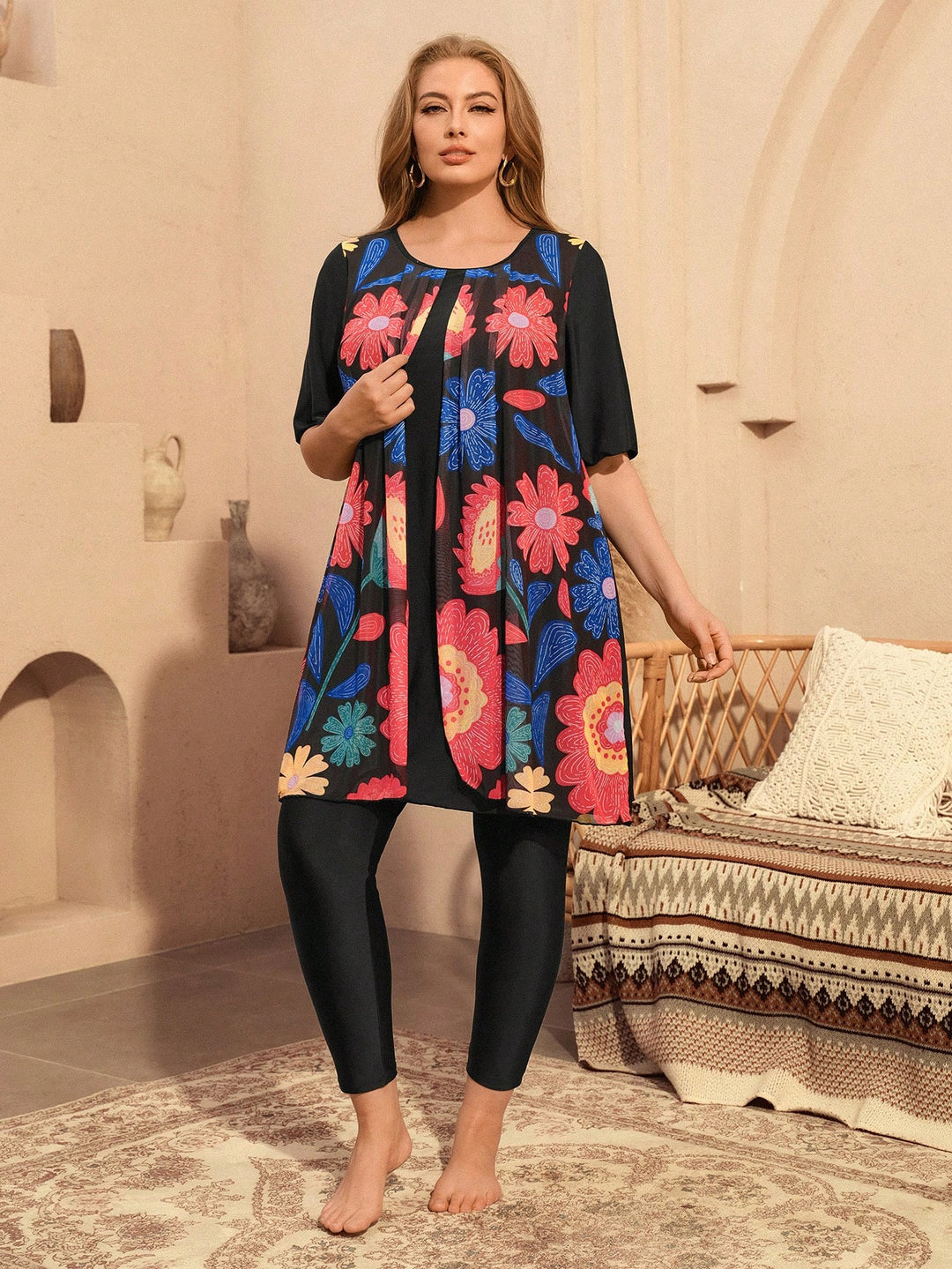 Rochie SHEIN, mix culori
