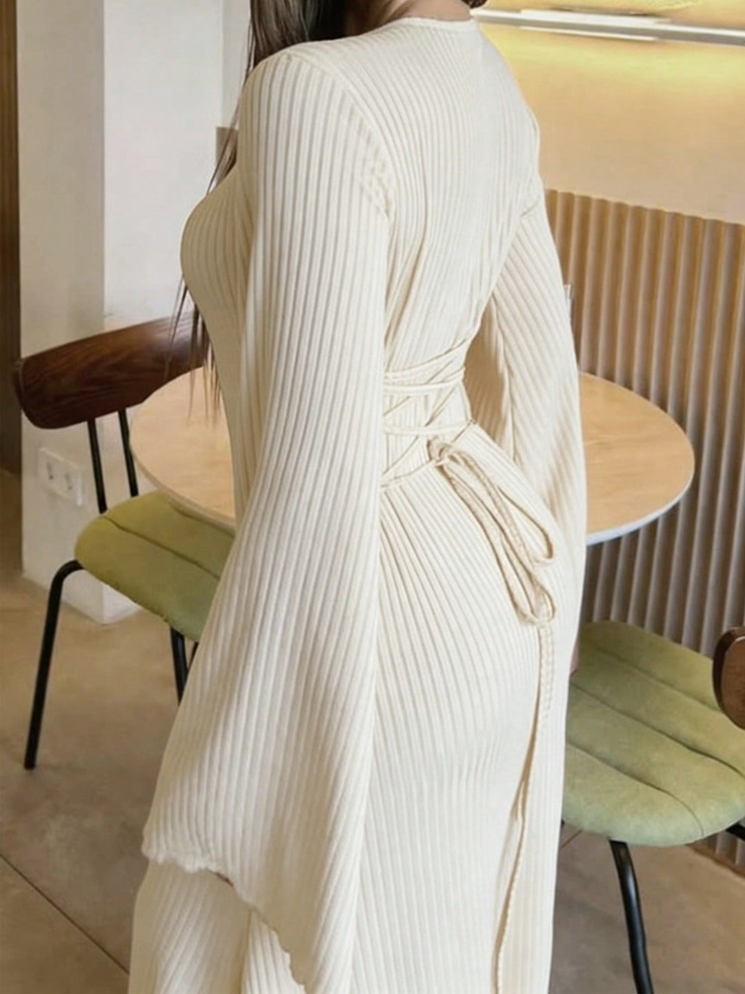 Rochie maxi SHEIN, bej