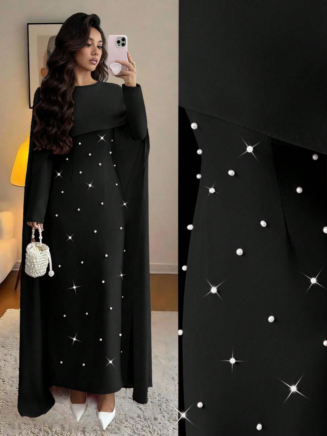 Rochie maxi SHEIN, negru