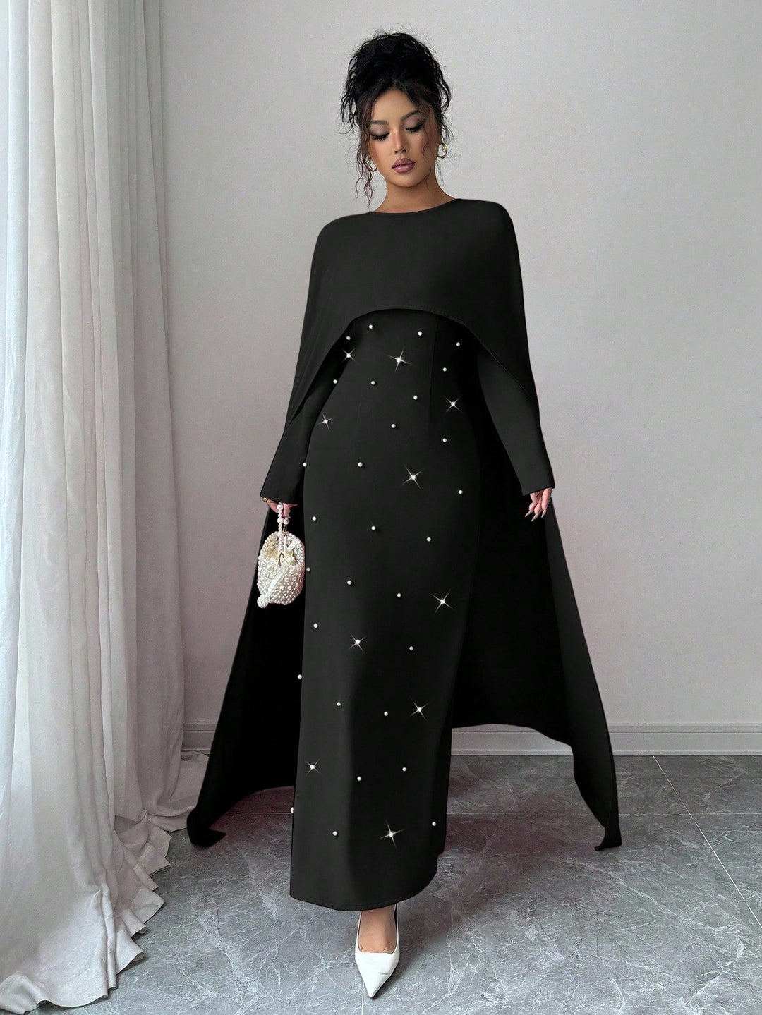 Rochie maxi SHEIN, negru