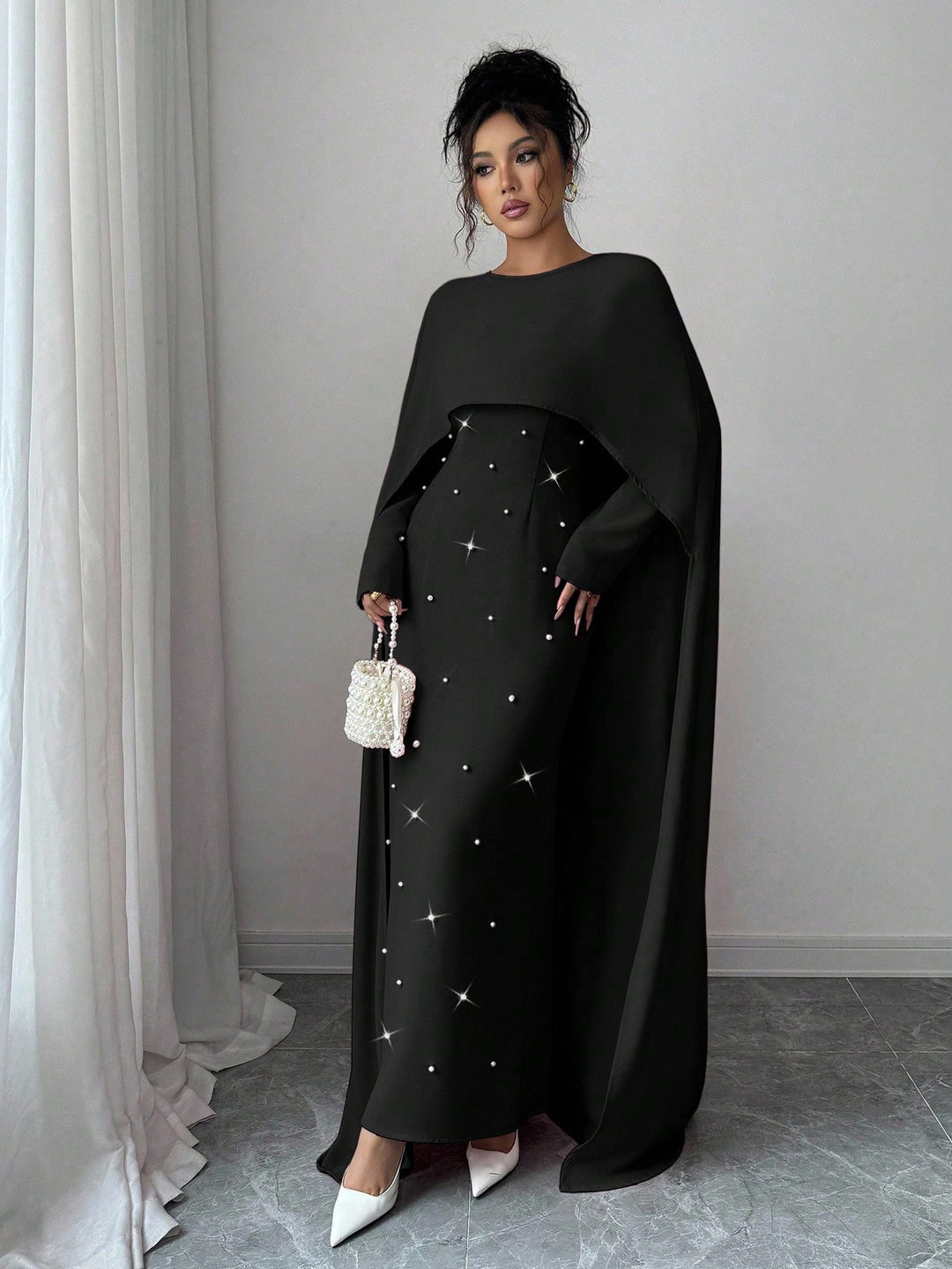 Rochie maxi SHEIN, negru