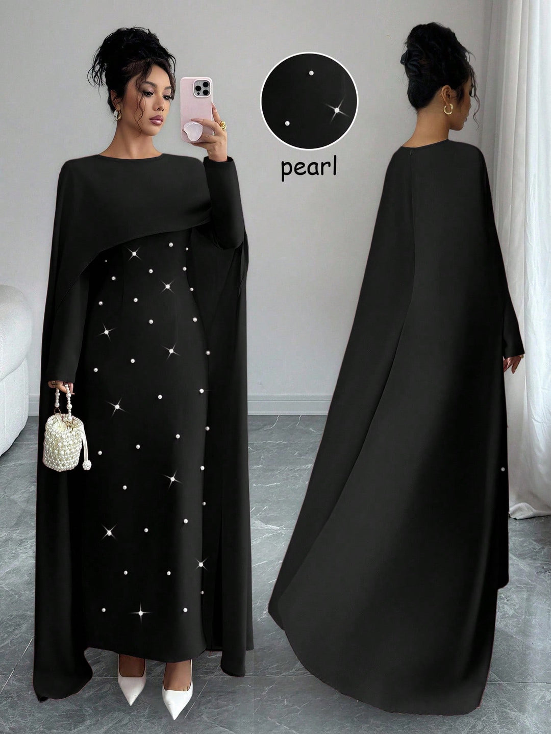 Rochie maxi SHEIN, negru