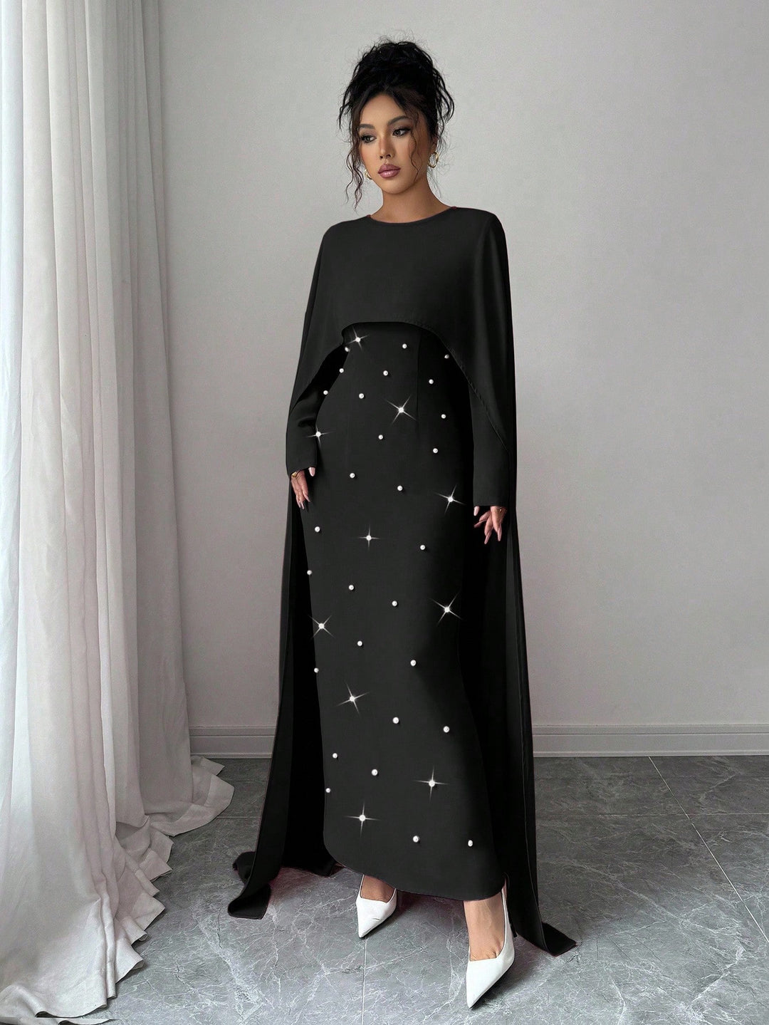 Rochie maxi SHEIN, negru