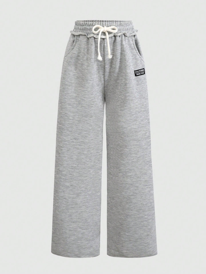 Pantaloni de trening SHEIN, gri